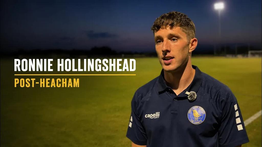 INTERVIEW - RONNIE HOLLINGSHEAD POST-HEACHAM