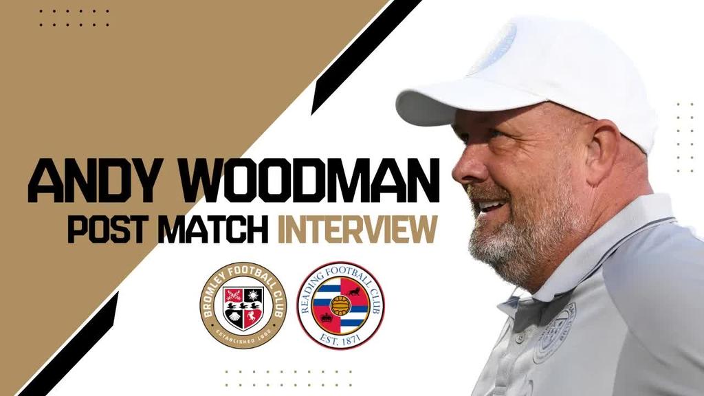 Andy Woodman Post Match Interview after Reading