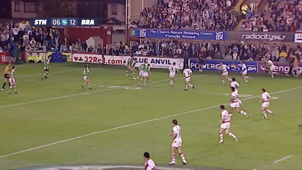 John Wilkin's try/2005 Semi Final St Helens